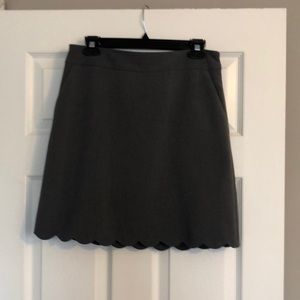 Loft Skirt with scalloped hem